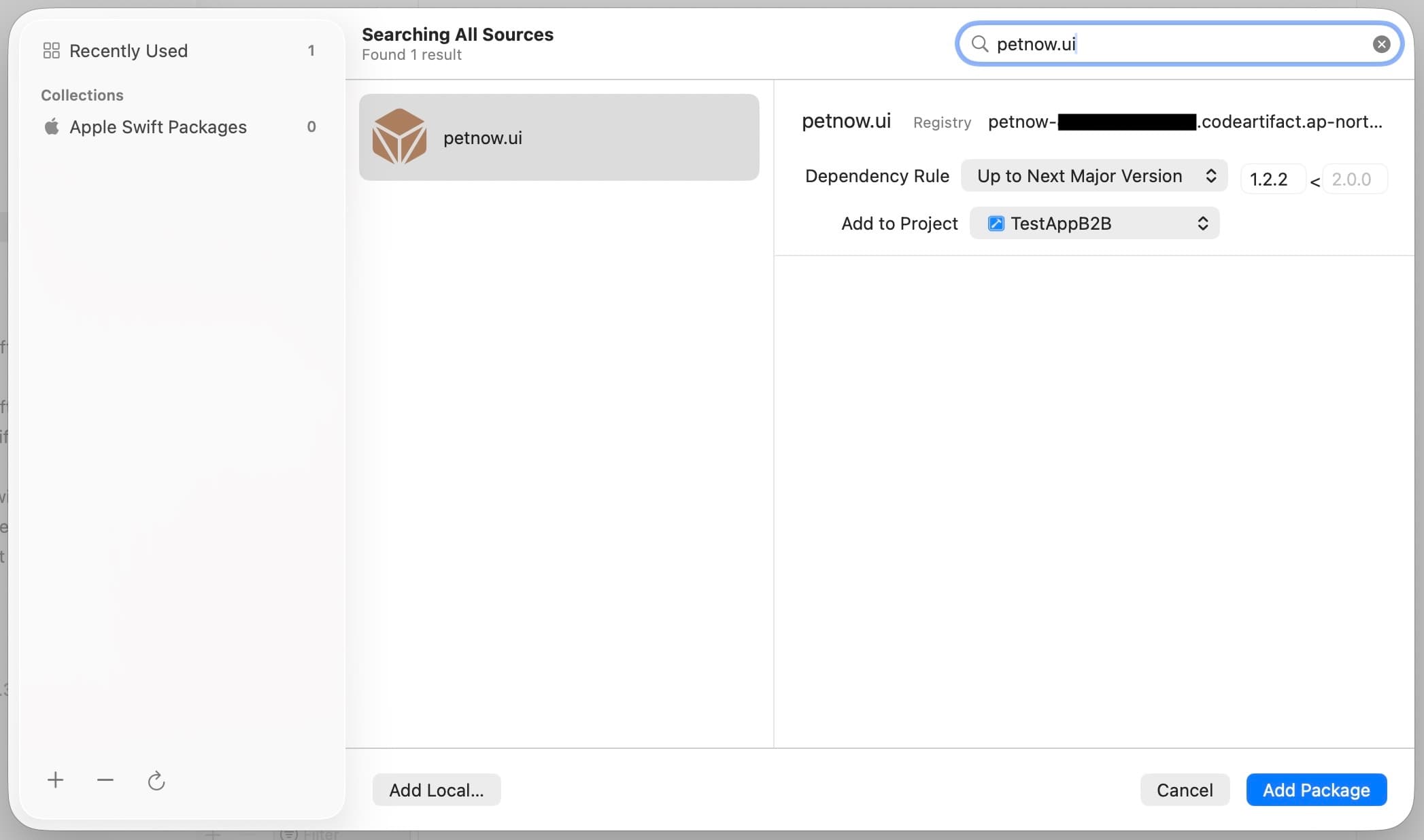 SPM setup screenshot